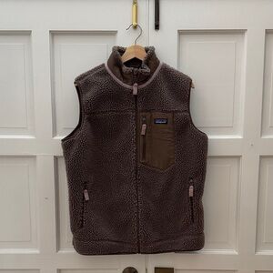 Patagonia Chocolate Sherpa Fleece Vest